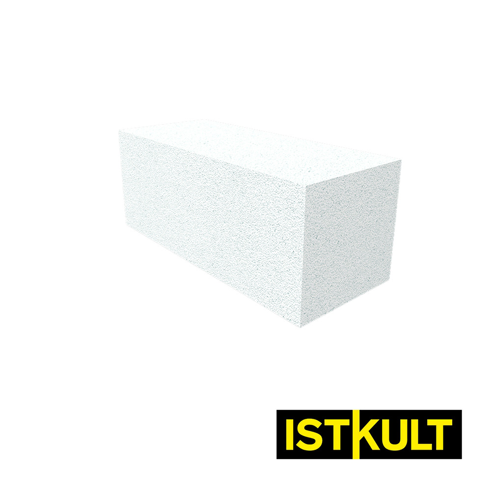 Газобетонный блок ISTKULT D600 B5,0 625х150х250 мм фото 0