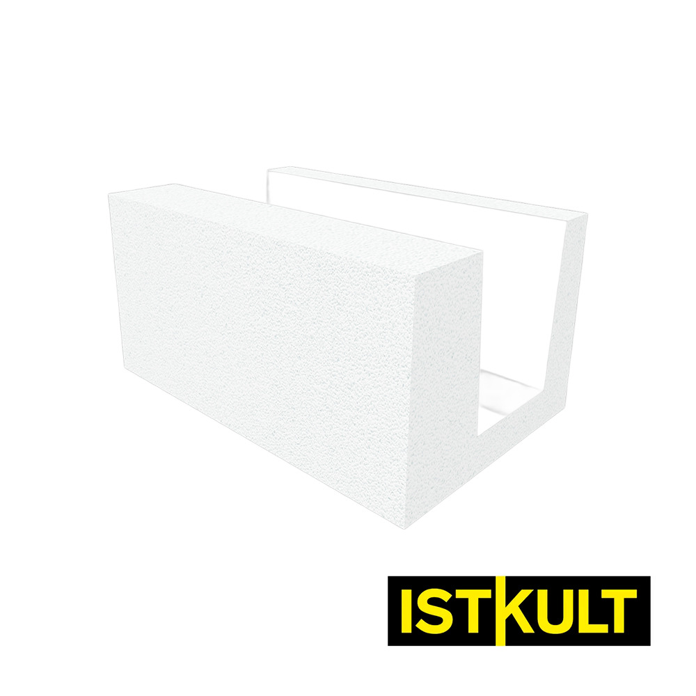 Газобетонный U-блок ISTKULT 625х300х250 мм